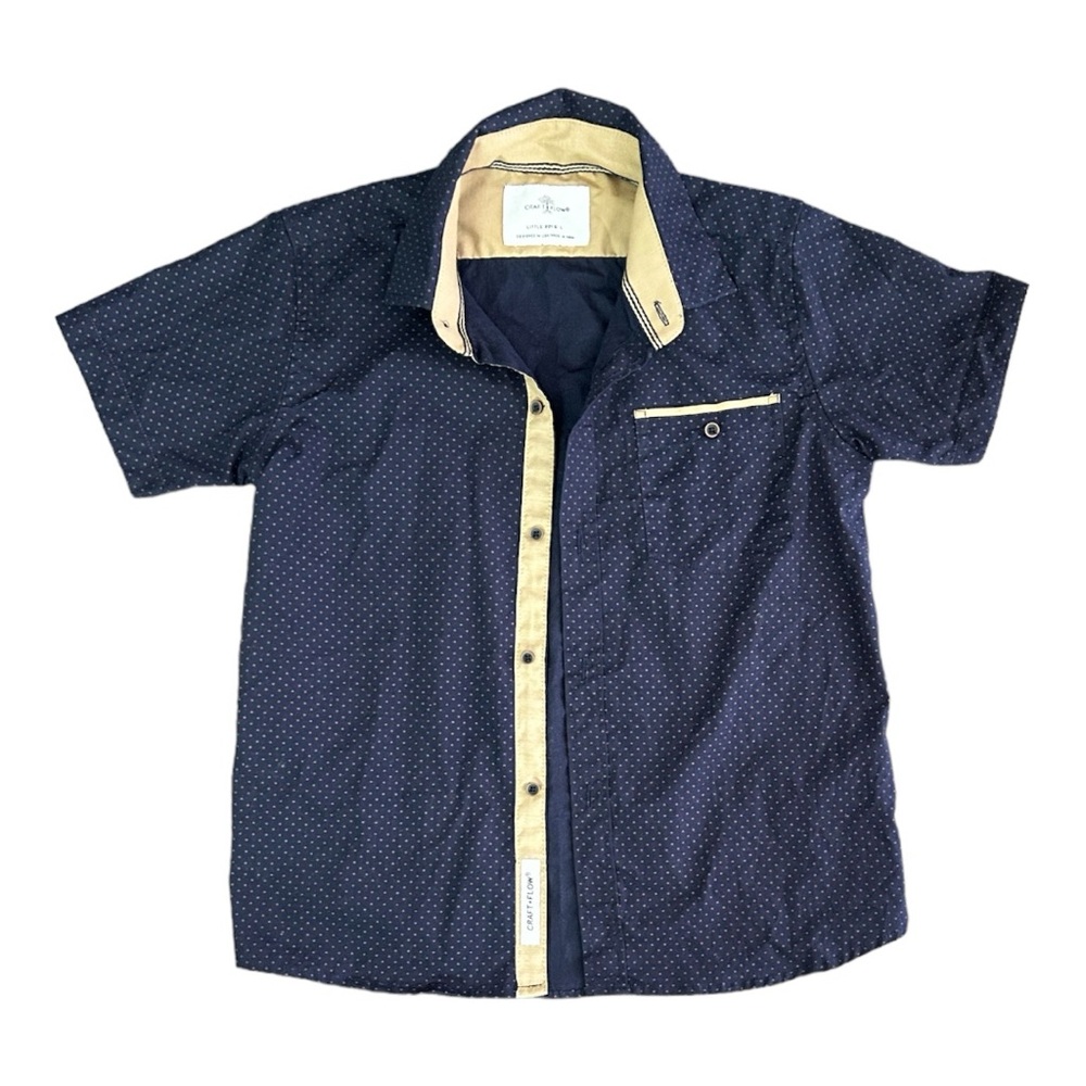 NWOT CRAFT + FLOW Boys Size 6 Button Down Shirt